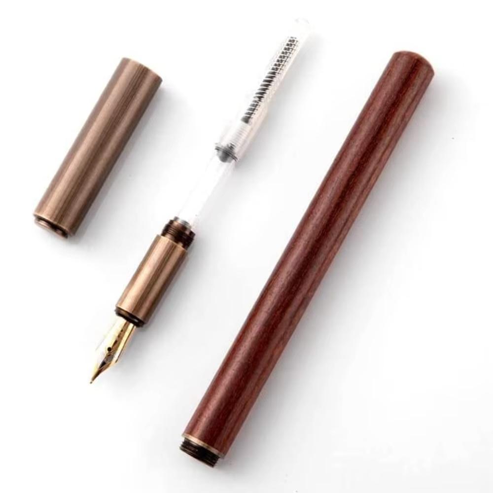 Retro Wood Pen Elegant Luxury Writing Pen Fountain Pen Handmade For School Writing Calligraphy
