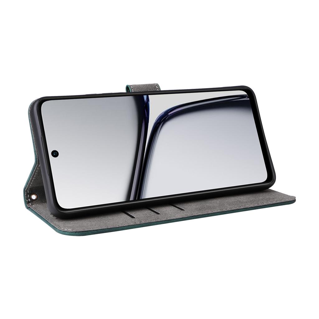 Etui dla Realme C65 4G z blokadą RFID, podstawką i magnetycznym zamknięciem