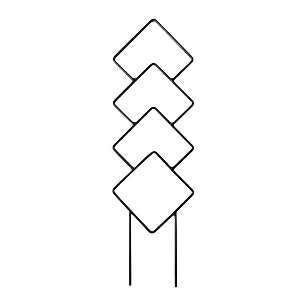 4 Different Shapes Climbing Plant Trellis Moisture-Proof Coating Metal Wire Garden Trellis Soil Insert Stakes