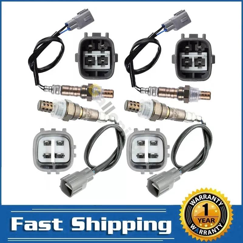 

4pcs Oxygen O2 Sensor 1 2 Bank 1 2 Upstream Downstream for Lexus GS400 4.0L V8 1998 1999 2000 4 Wires Front Rear 22641AA500