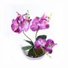 Artificial Butterfly Orchid Bonsai Fake Flower with Tray Home Table Decoration