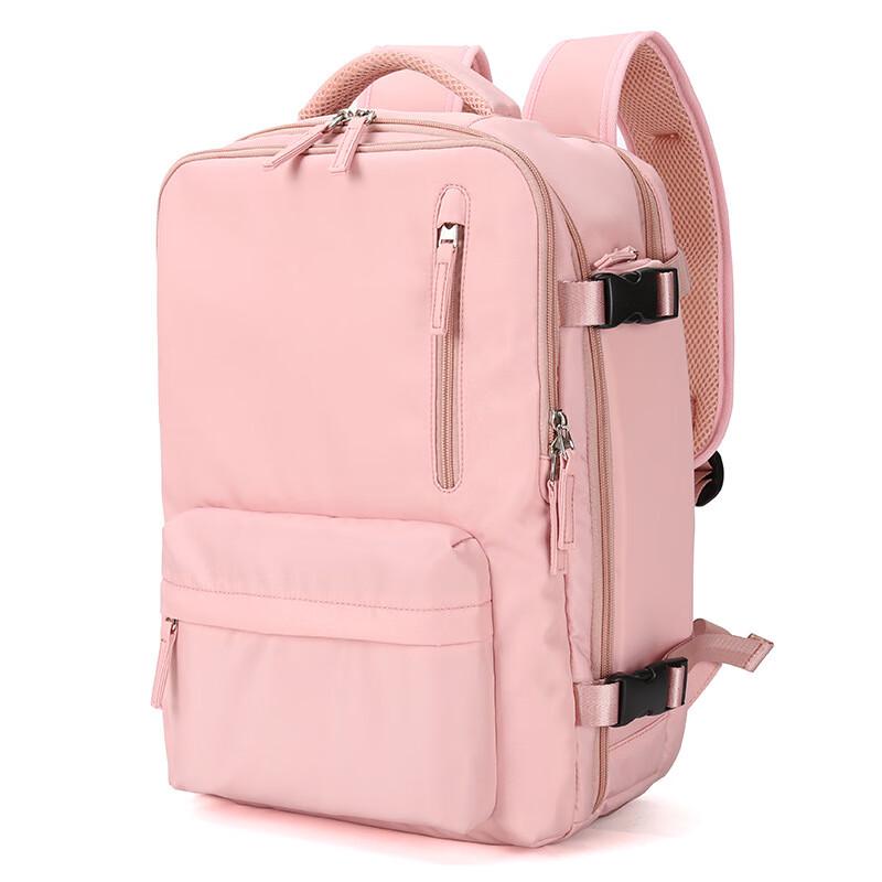 Pink Large Capacity Waterproof Student Travel Backpack