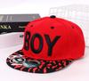 Boy Letter Embroidered Hip Hop Cap Unisex Kids Snapback Cap kids Baseball Cap Sun Hat For girls dance