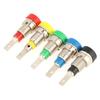 5 Pcs 2 Mm Banana Socket Copper Binding Posts Chassis Mount Banana Jack  Test Probes