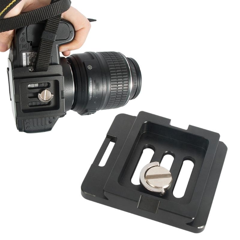 Aluminum Quick Release Plate with 6 AntiSlip Feet Pad for Tripod Ball Head Tripod Adapter Plate For Arca Tripods