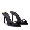 Summer Women High Heels Sexy Pointed Toe High Heeled Sandals Fashion Thin High Heeled Slippers for Women Peep Toe Mules Slippers