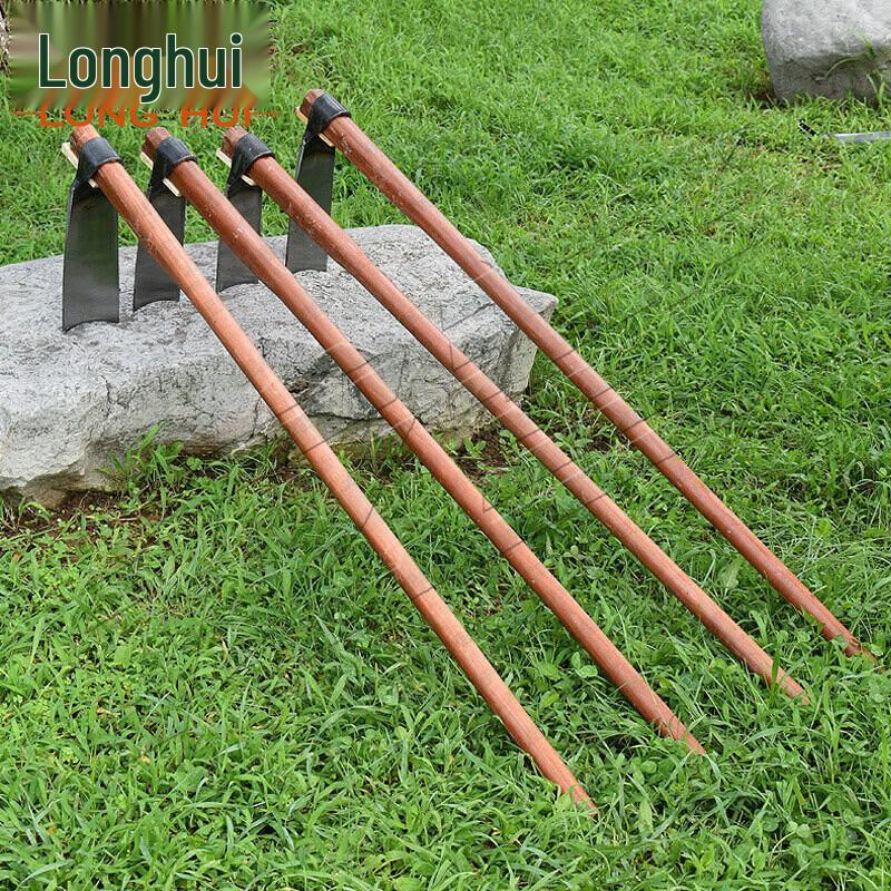 Manganese Steel Forged Hoe with Wooden Handle