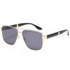 UV Protection Double Bridge Metal Aviator Sunglasses - European & American Style for Outdoor Sports & Driving