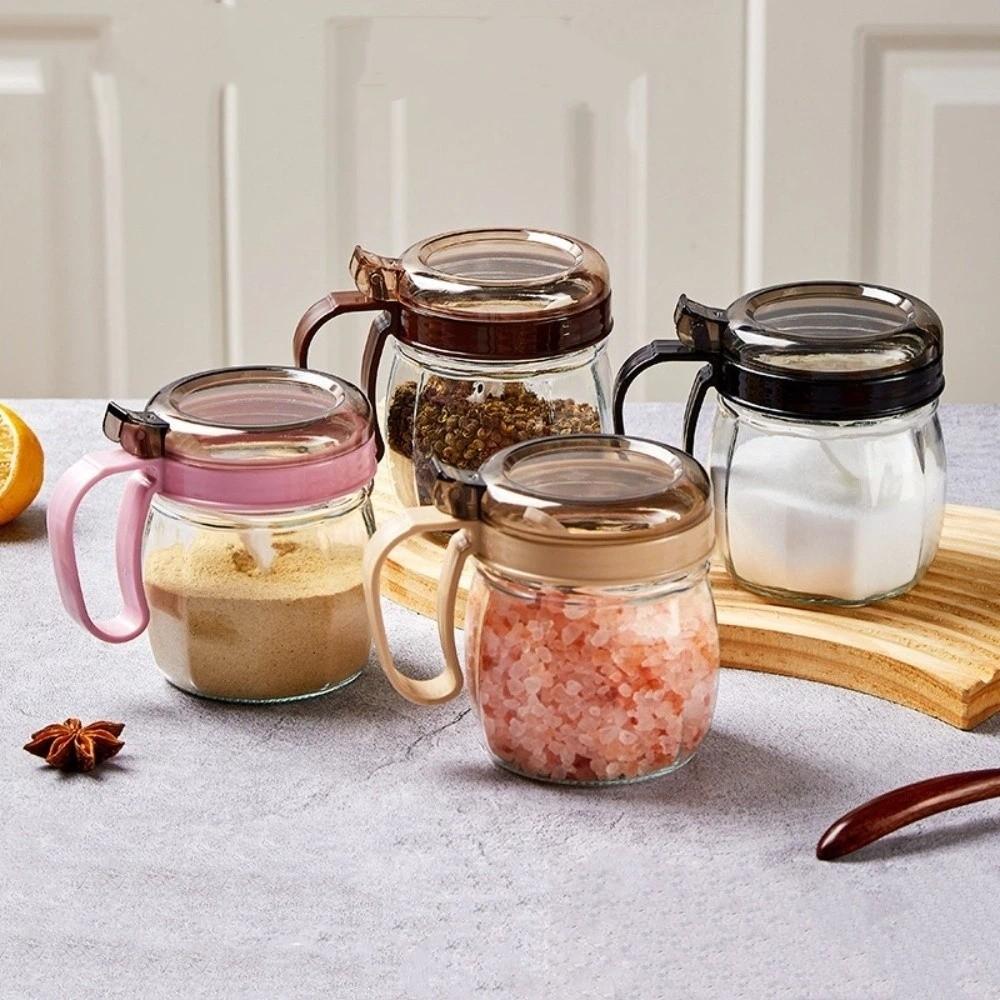 Sealing Glass Seasoning Jars Moisture-Proof Condiment Jar Kitchen Storage Bottle  Home Cooking