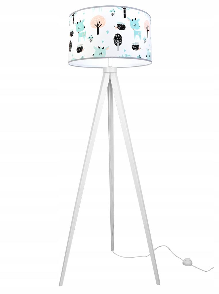 Loft Children'S Tripod Lamp, Lampshade, Pattern, Led
