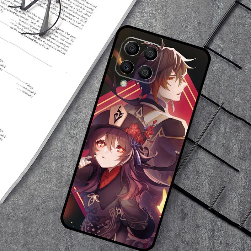 Genshin Impact Hu Tao Ghost Case For Samsung Galaxy M14 M12 M11 M13 M15 M06 M16 M36 M56 M31 M53 M32 M52 M35 M55 M34 M54
