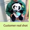 Cute Graduation Panda Plush Toy Soft Stuffed Doll With Bachelor Cap Adorable Panda Plushie For Graduation Gift Chinese Souvenir