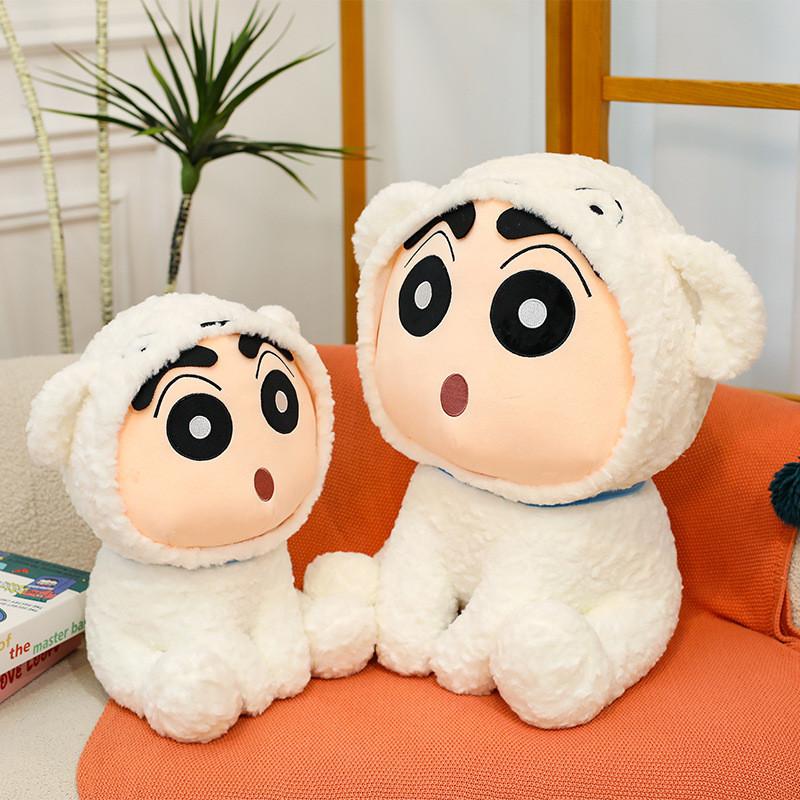 Crayon Shinchan Cute Dog Plush Toy With Pp Cotton Filling For Kids And Collectors