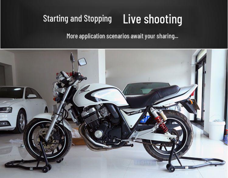 New Model Heavy Duty Motorcycle Front & Rear Wheel Paddock Stand with Free Shipping