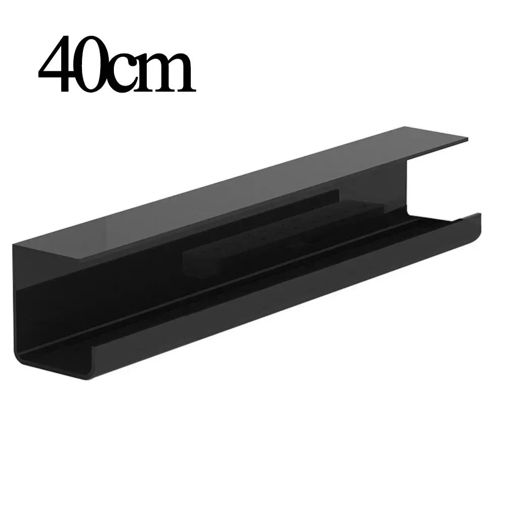 Organizador de cabos sob a mesa Bandeja de cabos sob a mesa Organizador de fios Não deixa rastros Bandeja de proteção de design alargado para várias mesas