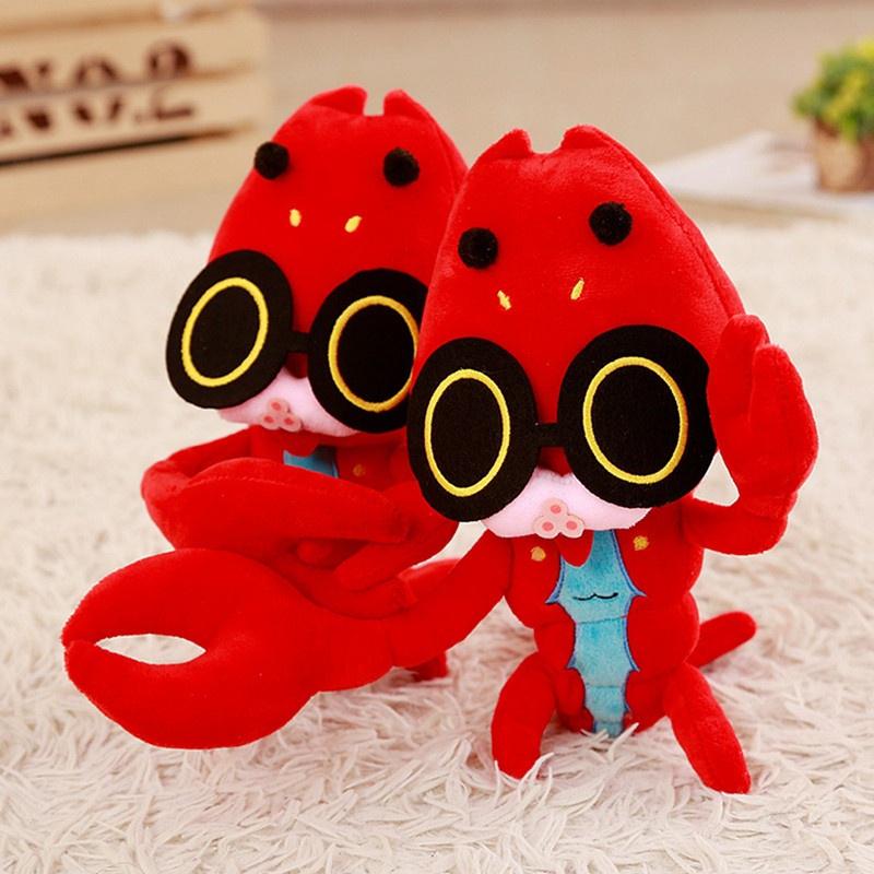 

Nieuwe Kleine Leuke Pluche Kreeft Speelgoed Simulatie Rode Kreeft Pop Gift Ongeveer 25 Cm