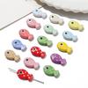 2Pcs Ceramic Beads Hand-painted Polka Dot Double-sided Fish Beads For DIY Bracelets Necklaces Jewelry Making Accessories