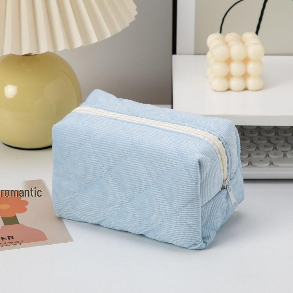 Damen Kosmetiktasche mit Blumenmuster | Lippenstift-, Kabel- und Geldbörsen-Organizer