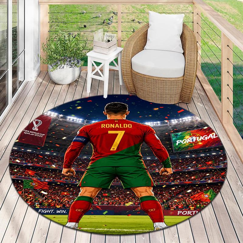 Cristiano Ronaldo Portugal Legend Carpet Printing Home Decor Dormitory Decoration Room Bathroom Mat