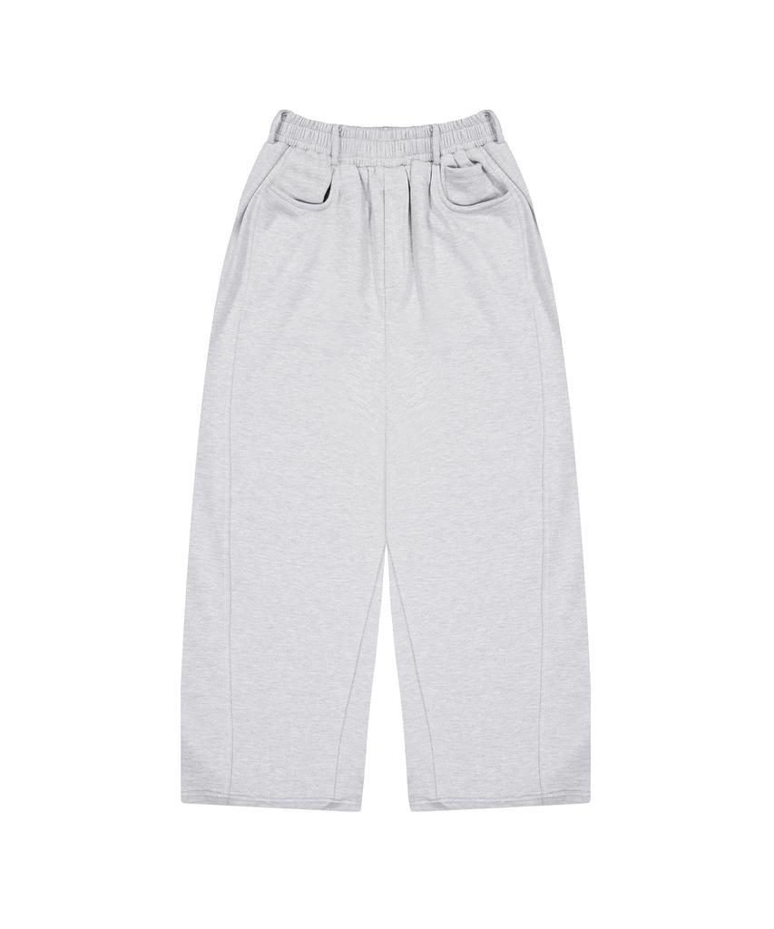 STANDARDERROR [All Seasons Or Fleece-Lined] 87-Stan277 Belted Obi Wide Loose Fit Sweatpants (3 Colors)