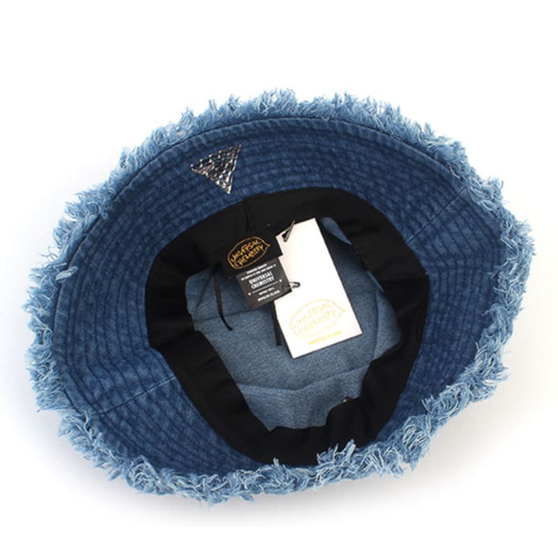 Universelle Chemie Waschen Vintage Denim Fischerhut