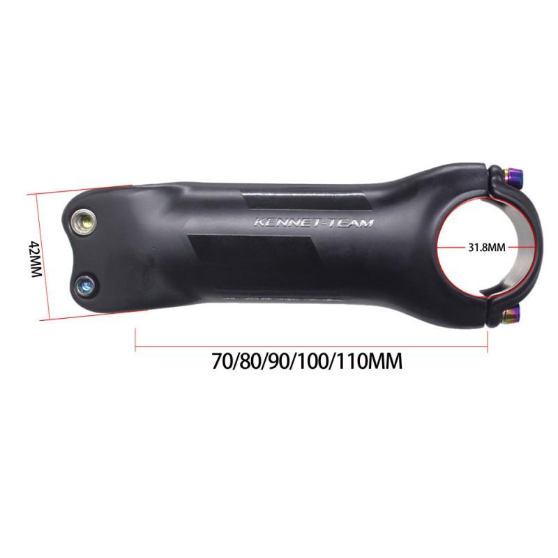 Carbon Fiber Bicycle Stem 6 Degree Rise 31.8mm Clamp Mountain Road Bike Handlebar