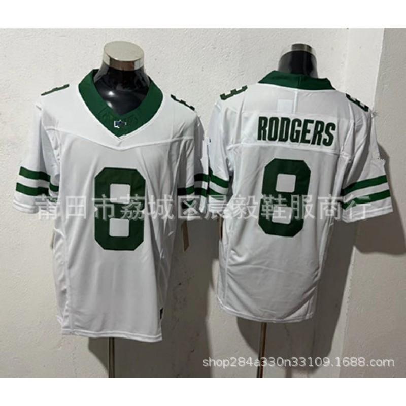 New York Jets 3rd Gen Retro Embroidered Football Jersey Mens American Team Rugby Uniform