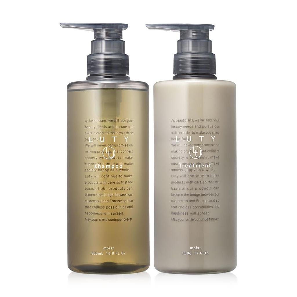 LUTY Shampoo and Treatment Set Amino Acid Damage 500ml Each (Salon Exclusive) Shampoo, Care, Moist,