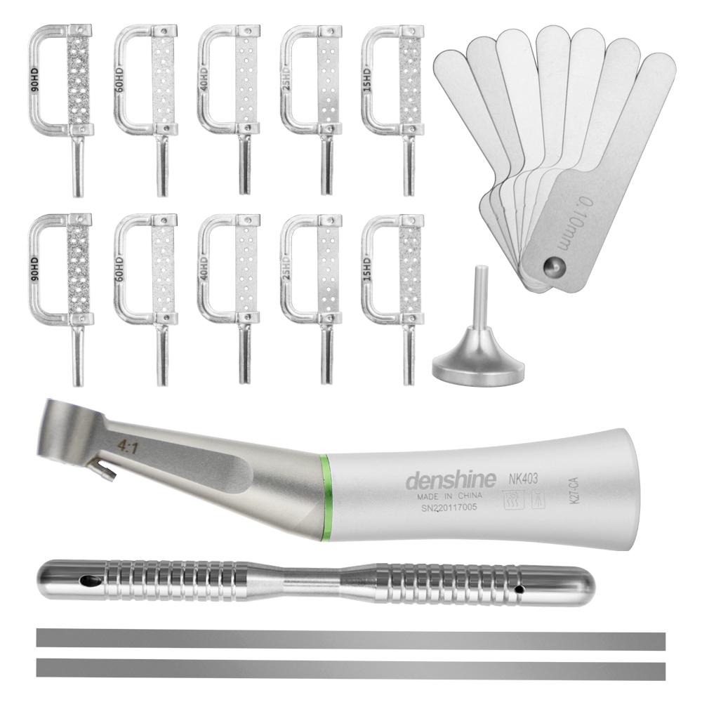 

Стоматология 4:1 набор межпроксимальных полосок для углового наконечника IPR с уменьшением IPR серебряный