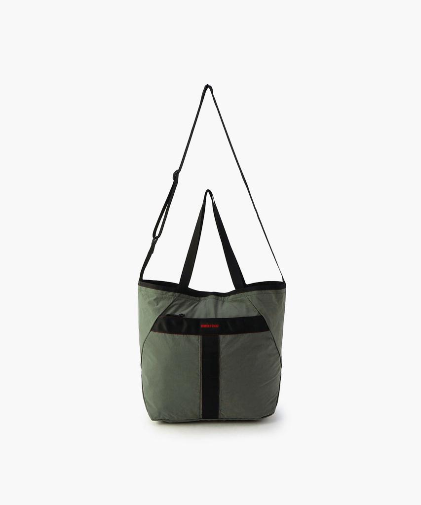 Briefing Packable 2-Way Tote_Sage Green