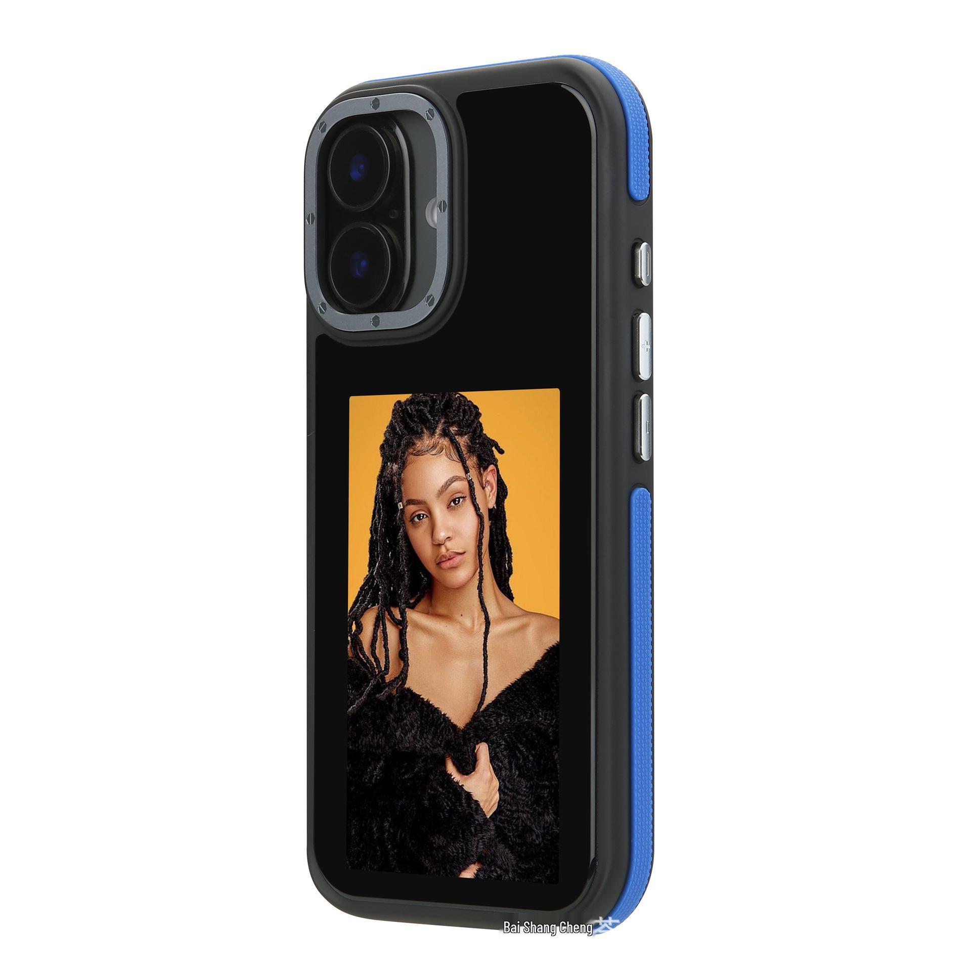 

High-Definition Four-Color E-Ink Screen Phone Case for iPhone - 2025 Model iPhone 14 Pro