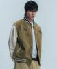 Rowdy Cowboy Varsity Jacket_Peanut