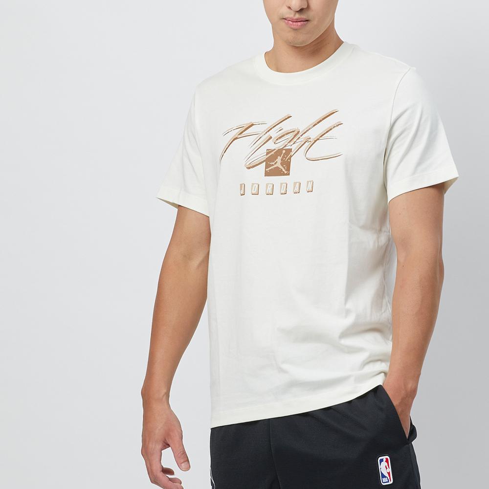 Jordan Retro American Sports Casual Comfort Round Neck Short Sleeve T-Shirt Men Tops Off-White FB7400-133