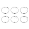 50Pcs Metal Rings Sturdy   Rustproof Exquisite Wide Application Metal O Rings for Clothes Bag Backpack