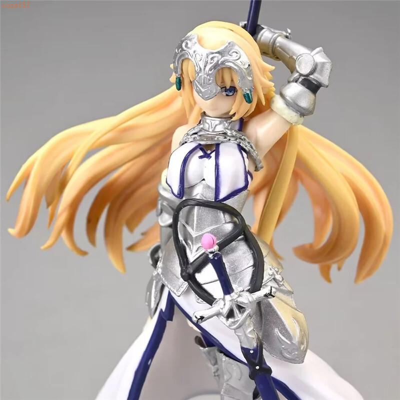 Anime Fate/Grand Order Ruler Joan of Arc Figure Doll Standing Statue Boxed Gift