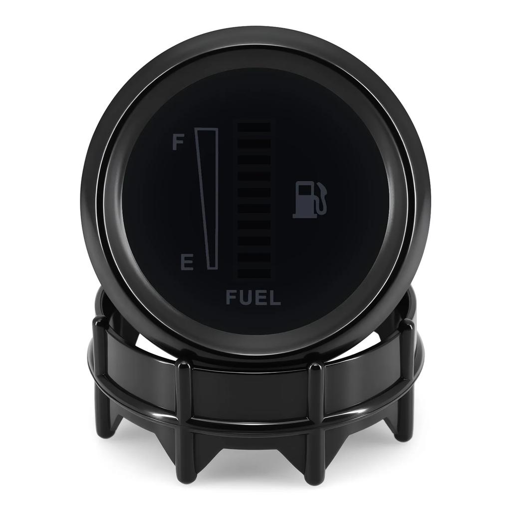 52mm Car Digital Fuel Level Meter Gauge 240-33ohm Fuel Tank Level Indicator LED Display Oil Level Gauge For 12V Car Vehicle
