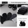 High Quality 10 Pairs Men Bamboo Fiber Socks Breathable Compression Long Sock Business Casual Male Large Size 38-45