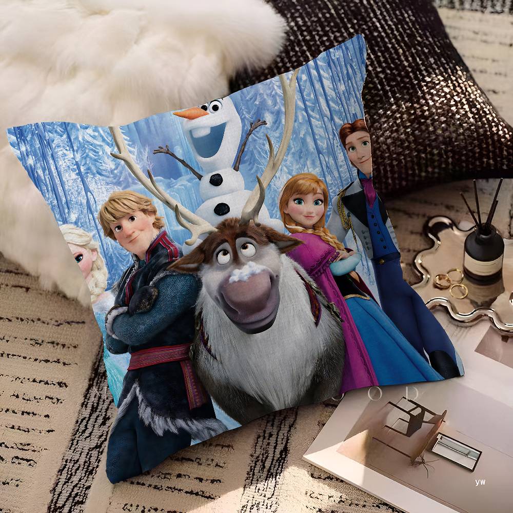 Cartoon-F-Frozenes Pillow Cover Sofa Cushion Cover Home Room Decoration Children Gift