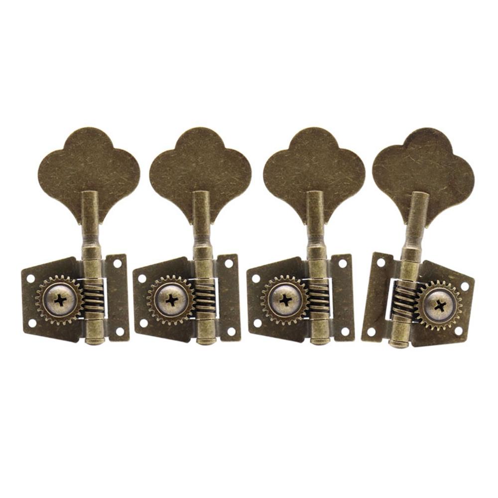 2L2R/4L/4R/1L3R/3L1R Open Gear Bass 4 String Tuners Tuning Pegs Keys Machine Heads For Bass Guitar Chrome Gold Black