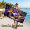 Anderlecht FC logo Design Beach Towel Custom Text Large Towel for Beach Vacation