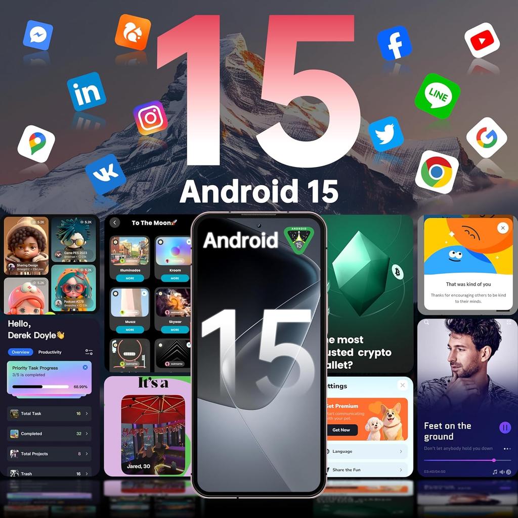 Oukitel WP210 5G 36GB+512GB 8800mAh 6.7" Display 108MP Android 15 Cellhone