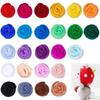 LKCCTK Wool Felt 25 Needle Wool Needle Handmade Wool, Colors, Felted, Fiber, Colorful, Fluffy, Cute, Wool, Felting,