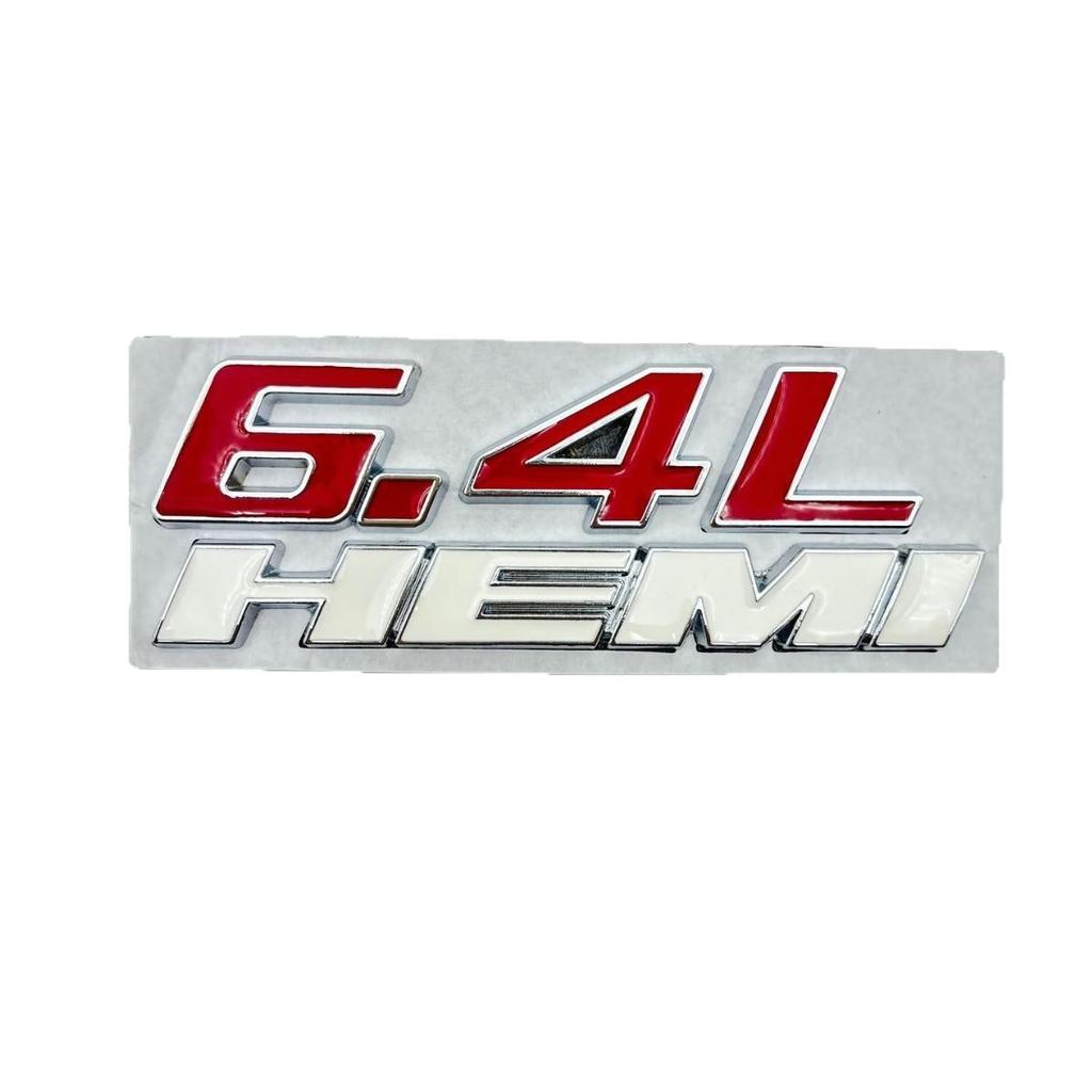 6.4L HEMI Metal Emblem Sticker for Grand Cherokee