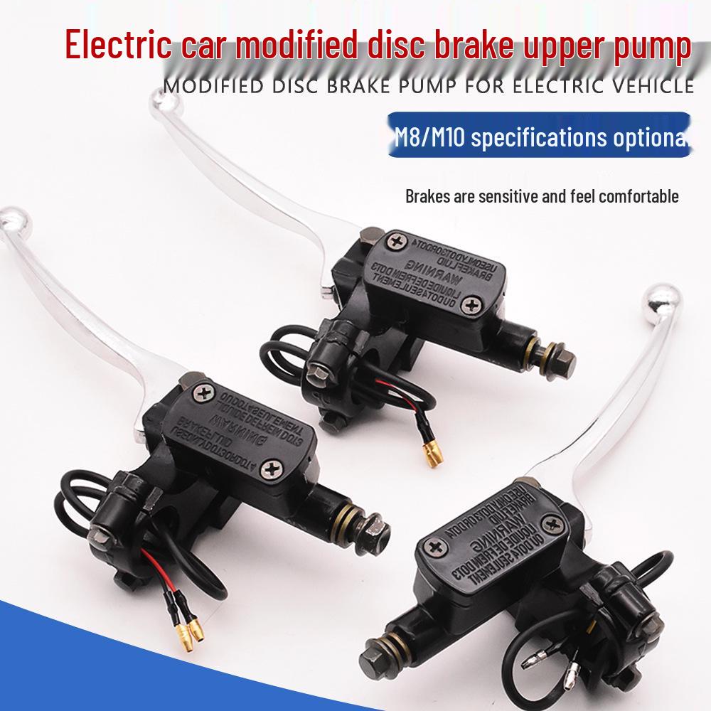 

Масло для электромобиля и гидравлический узел тормозного насоса для велосипеда - Верхний насос переднего/заднего дискового тормоза для мотоциклов 110 Model 8MM Left Pump