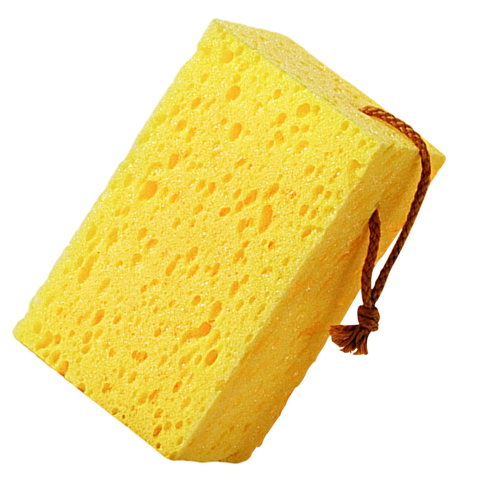 Hgbgfh Large Car Wash Sponge,Large Car Wash Sponge,Thick Absorbent Large Sponge Block | Portable See description жёлтый