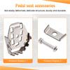 Rear Brake Peg Pad Extender Motorcycle Foot Brake Lever Pedal Enlarge For Ducati Scrambler 400 800 Silver