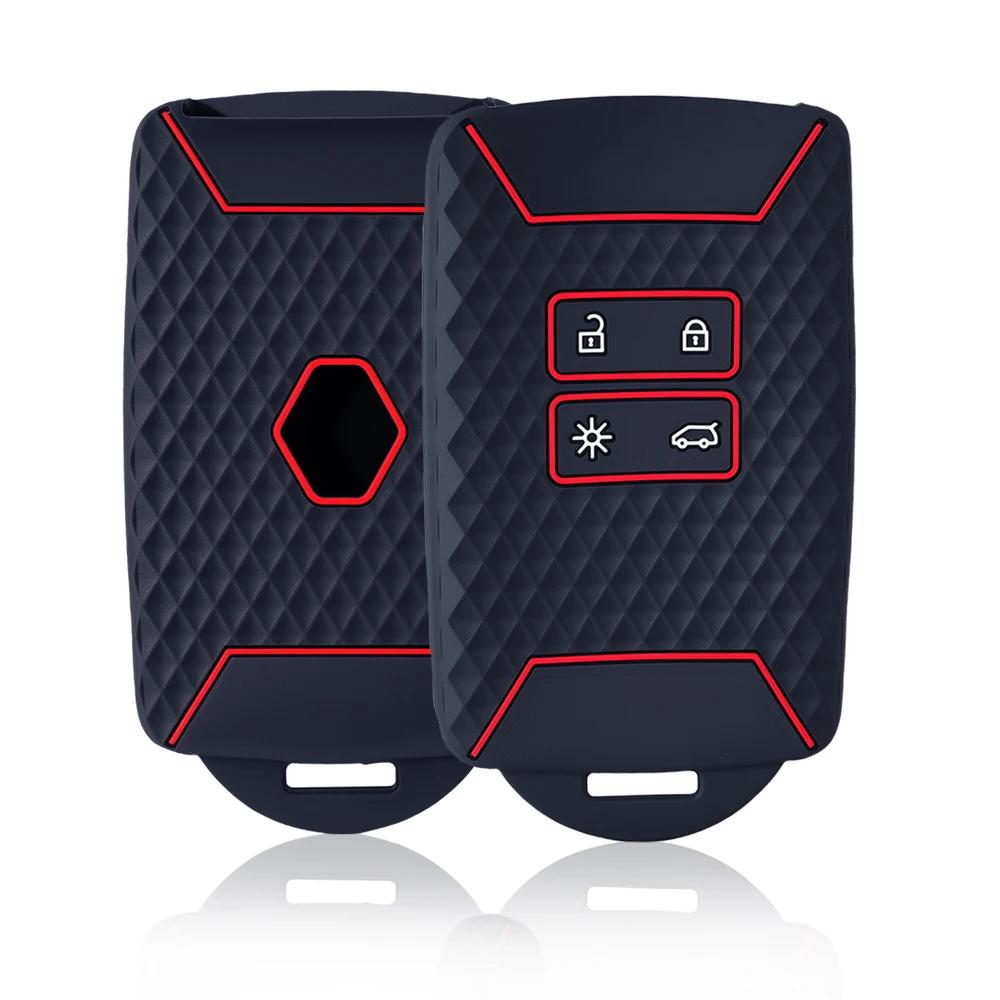 Silicone Key Fob Cover Case Fit For Renault Austral Kadjar Clio Megane Captur Arkana Koleos Zoe Scenic Dacia Sandero Duster Logan Jogger