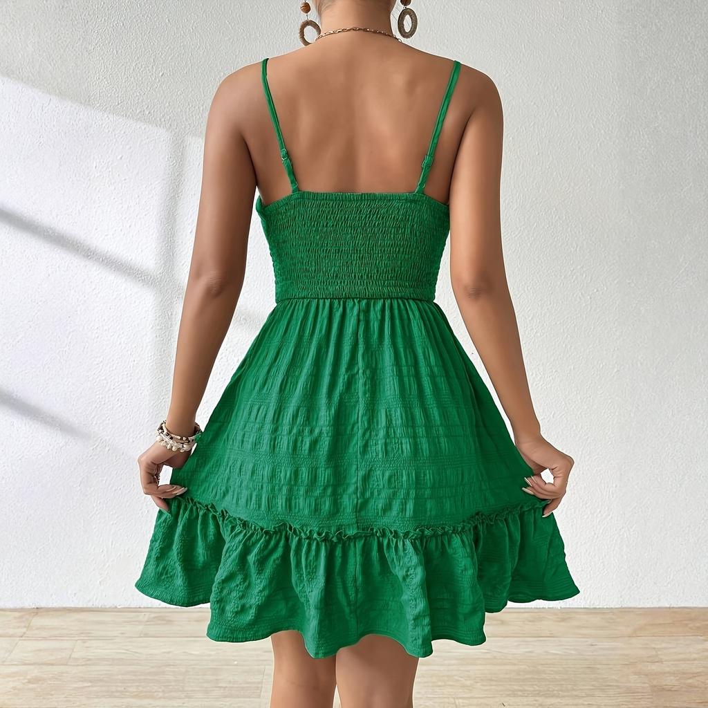 Sleeveless Women's Dress Casual Flowy A-Line Midi Tshirt Dresses With Pockets Crewneck Vocation Boho Beach Sundress