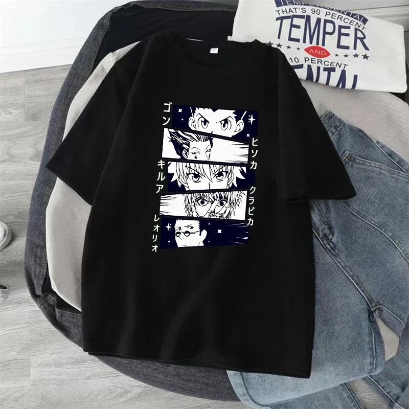 Y2k Women T Shirt Hunter X Hunter Kawaii Japanese Anime T-shirt Harajuku Fashion Casual Funny T-shirts Short Sleeve Summer Tops