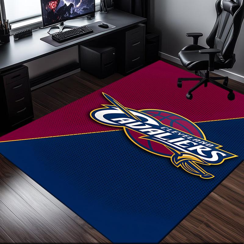 Cleveland Football Rug Office Carpet Non-Slip Mat, Chair Rug Floor Covering for Gaming, Bedroom, Living Room , Home Decor Christmas Gift